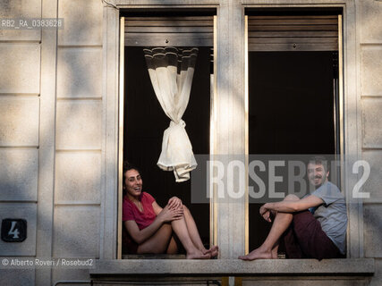 Milano, Domenica 12 Aprile 2020  - La città ai tempi del Corona Virus ©Alberto Roveri/Rosebud2