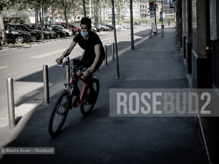 Milano, Mercoledì 15 Aprile 2020  - La città ai tempi del Corona Virus ©Alberto Roveri/Rosebud2