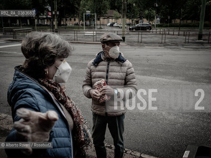 Milano, Martedì 21 Aprile 2020  - La città ai tempi del Corona Virus ©Alberto Roveri/Rosebud2