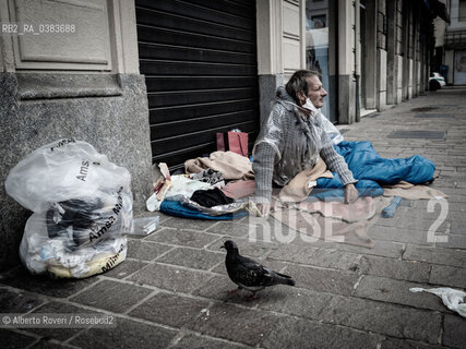 Milano, Martedì 21 Aprile 2020  - La città ai tempi del Corona Virus ©Alberto Roveri/Rosebud2