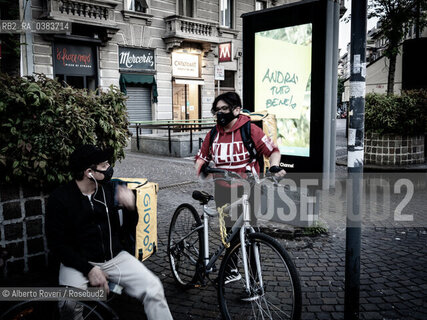 Milano, Mercoledì 22 Aprile 2020  - La città ai tempi del Corona Virus ©Alberto Roveri/Rosebud2