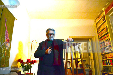 Achille Occhetto at his home in Rome in 2014- Achille Occhetto nella sua casa romana nel 2014 ©Monica Cillario/Rosebud2