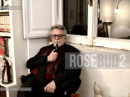 Achille Occhetto at home in Rome in 2014- Achille Occhetto nella sua abitazione romana nel 2014 ©Monica Cillario/Rosebud2