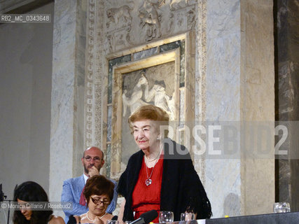 Maria Luisa Spaziani at Premio Strega 2013, Rome/ Maria Luisa Spaziani alla giuria del Premio Strega 2013, Roma ©Monica Cillario/Rosebud2