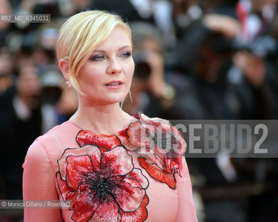 Lattrice americana Kristen Dunst nella giuria del 69° Festival Internazionale del Cinema di Cannes, maggio 2016. America actress Kristen Dunst member of the jury of the 69th Cannes Film Festival, may 2016 ©Monica Cillario/Rosebud2