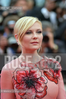 Lattrice americana Kristen Dunst nella giuria del 69° Festival Internazionale del Cinema di Cannes, maggio 2016. America actress Kristen Dunst member of the jury of the 69th Cannes Film Festival, may 2016 ©Monica Cillario/Rosebud2