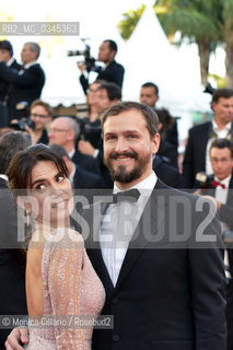 Maya Sansa e Fabrice Scott  alla prima di Mal de Pierres alla 69esima edizione del Festival del Cinema di cannes, maggio 2016. Maya Sansa and Fabrice Scott attend the From The Land Of The Moon (Mal De Pierres) premiere during the 69th annual Cannes Film Festival  on May  2016. ©Monica Cillario/Rosebud2