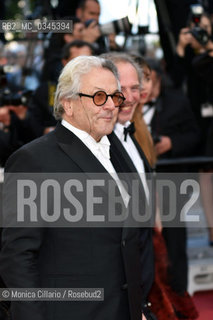 Il presidente della giuria George Miller alla 69esima edizione del Festival del Cinema di Cannes  per la premiere  di Julieta. President  jury member George Miller attend the Julieta premiere during the 69th annual Cannes Film Festival at the Palais des Festivals on May 17, 2016 ©Monica Cillario/Rosebud2