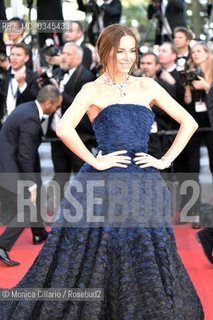 La top model e attrice cilena Carolina Parsons sul red carpet della 69esima edizione del Festival del Cinema di Cannes per la premiere di Julieta, maggio 2016. Carolina Parsons attends the Julieta premiere during the 69th annual Cannes Film Festival at the Palais des Festivals on May 17, 2016 in Cannes ©Monica Cillario/Rosebud2