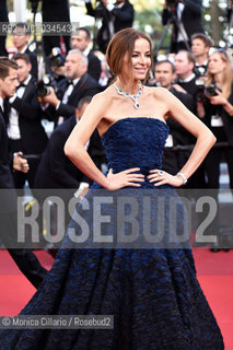 La top model e attrice cilena Carolina Parsons sul red carpet della 69esima edizione del Festival del Cinema di Cannes per la premiere di Julieta, maggio 2016. Carolina Parsons attends the Julieta premiere during the 69th annual Cannes Film Festival at the Palais des Festivals on May 17, 2016 in Cannes ©Monica Cillario/Rosebud2