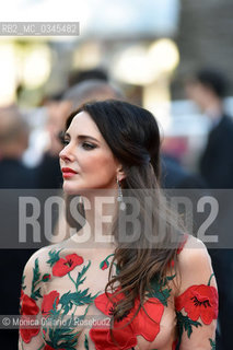 Frederique Bel  sul red carpet della 69esima edizione del Festival del Cinema di cannes per la premiere del film Julieta al Palais des Festivals, maggio 2016. Frederique Bel attends the Julieta premiere during the 69th annual Cannes Film Festival at the Palais des Festivals on May 17, 2016 in Cannes ©Monica Cillario/Rosebud2