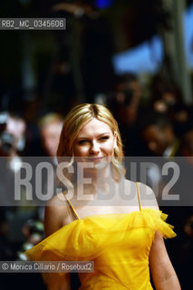 La giurata Kirsten Dunst sul red carpet del Palais des Festivals per la premiere di The Neon Demon durante la 69esima edizione del Festival del Cinema di Cannes, maggio 2016. Jury member Kirsten Dunst attends The Neon Demon Premiere during the 69th annual Cannes Film Festival at the Palais des Festivals on May 20, 2016 ©Monica Cillario/Rosebud2