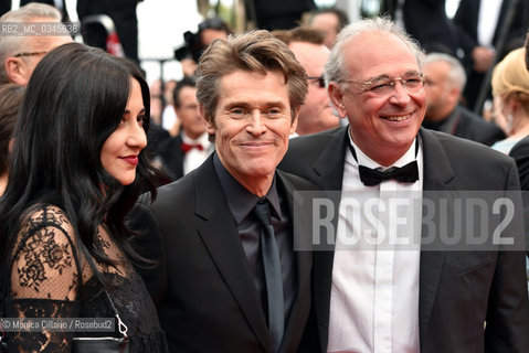 Giada Colagrande e Willem Dafoe  alla cerimonia di chiusura della 69esima edizione del Festival del Cinema di Cannes, maggio 2016. Giada Colagrande e Actor Willem Dafoe  attend the closing ceremony of the 69th annual Cannes Film Festival at the Palais des Festivals on May 22, 2016 . ©Monica Cillario/Rosebud2