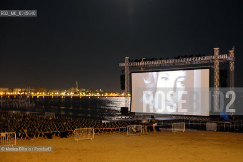 Il Cinema Plage questanno proiettava film italiani dautore ©Monica Cillario/Rosebud2