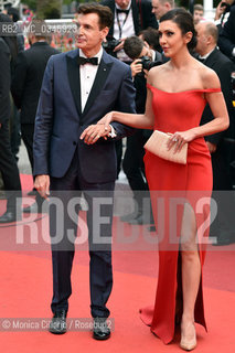 Katya Mtsitouridze e un invitato al Palais des Festivals per la premiere del film The BFG (Il Grande Gigante Gentile) durante la 69esima edizione del festival del cinema di Cannes, maggio 2016.  Katya Mtsitouridze  and a guest attend The BFG (Le Bon Gros Geant - Le BGG) premiere during the 69th annual Cannes Film Festival at the Palais des Festivals on May 14, 2016 in Cannes ©Monica Cillario/Rosebud2