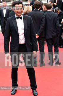 Laurent Gerra al Palais des Festivals per la cerimonia di chiusura della 69esima edizione del Festival del Cinema di Cannes, maggio 2016. Laurent Gerra attends the Closing Ceremony of the 69th annual Cannes Film Festival at the Palais des Festivals on May 22, 2016 in Cannes. ©Monica Cillario/Rosebud2