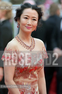 Lattrice cinese Zhao Tao al Palais des Festivals per la premiere di Café Society film fuori concorso che ha aperto la  serata inaugurale della 69esima edizione del Festival del Cinema di Cannes, maggio 2016. Chinese actress Zhao Tao attends the Cafe Society premiere and the Opening Night Gala during the 69th annual Cannes Film Festival at the Palais des Festivals on May 11, 2016 in Cannes ©Monica Cillario/Rosebud2