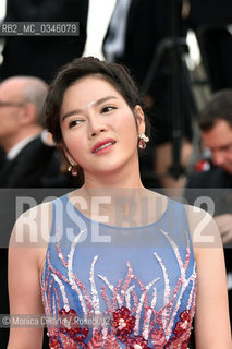 Lattrice vietnamita Ly Nha Ky  al Palais des Festivals per la cerimonia di chiusura della 69esima edizione del Festival del Cinema di Cannes, maggio 2016. Ly Nha Ky attends the closing ceremony of the 69th annual Cannes Film Festival at the Palais des Festivals on May 22, 2016 in Cannes ©Monica Cillario/Rosebud2