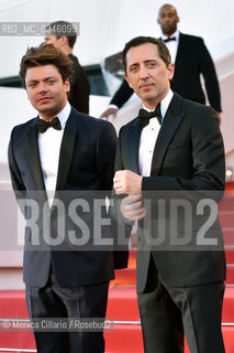 Gad Elmaleh e Kev Adams  al Palais des Festivals per la premiere del film Elle durante la 69esima edizione del Festival del Cinema di Cannes, maggio 2016. Gad Elmaleh and Kev Adams  attend a screening of Elle at the annual 69th Cannes Film Festival at Palais des Festivals on May 21, 2016 in Cannes ©Monica Cillario/Rosebud2