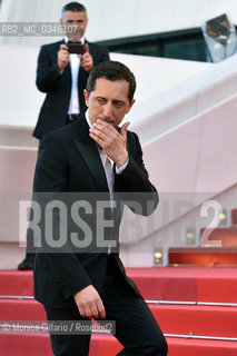 Gad Elmaleh al Palais des Festivals per la premiere del film Elle durante la 69esima edizione del Festival del Cinema di Cannes, maggio 2016. Gad Elmaleh attends a screening of Elle at the annual 69th Cannes Film Festival at Palais des Festivals on May 21, 2016 in Cannes ©Monica Cillario/Rosebud2