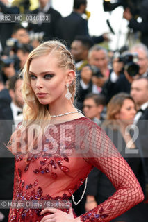 Tanya Dziahileva al Palais des Festivals per la premiere di Café Society, film  dapertura della 69esima edizione del Festival del Cinema di Cannes, maggio 2016. Tanya Dziahileva arrives at Cafe Society & Opening Gala of the 69th Annual Cannes Film Festival in France ©Monica Cillario/Rosebud2