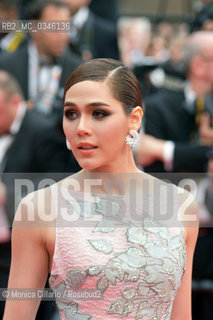 Araya A. Hargate al Palais des Festivals per la premiere del film The BFG (Il grande gigante buono) durante la 69esima edizione del Festival del Cinema di Cannes, maggio 2016.  Araya A. Hargate attends The BFG (Le Bon Gros Geant - Le BGG) premiere during the 69th annual Cannes Film Festival at the Palais des Festivals on May 14, 2016 in Cannes ©Monica Cillario/Rosebud2