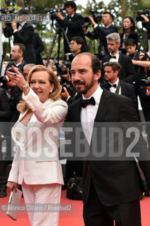 Caroline Scheufele e Alexis Weller al Palais des Festivals per la cerimonia di chiusura della 69esima edizione del Festival del Cinema di Cannes, maggio 2016.  Caroline Scheufele and Alexis Weller attends the closing ceremony of the 69th annual Cannes Film Festival at the Palais des Festivals on May 22, 2016 in Cannes ©Monica Cillario/Rosebud2