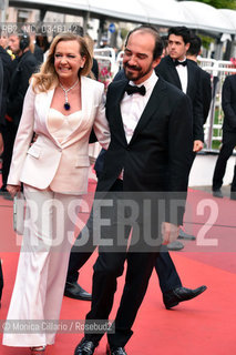 Caroline Scheufele e Alexis Weller al Palais des Festivals per la cerimonia di chiusura della 69esima edizione del Festival del Cinema di Cannes, maggio 2016.  Caroline Scheufele and Alexis Weller attends the closing ceremony of the 69th annual Cannes Film Festival at the Palais des Festivals on May 22, 2016 in Cannes ©Monica Cillario/Rosebud2