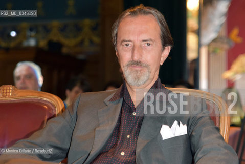 Giovanni Gastel alla Monte Carlo Fashion Week; il fotografo milanese ha ricevuto il premio Monte Carlo Fashion Week alla carriera, Monte Carlo, giugno 2016. The photographer  Giovanni Gastel attend at the Monte Carlo Fashion Week; he has received the MCFW Award, in Monte Carlo on June 2016. ©Monica Cillario/Rosebud2