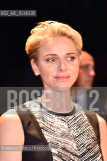 La Principessa Charlene di Monaco assiste alla Monte Carlo Fashion Week che si è svolta allinterno del Museo Oceanografico, nel Principato di Monaco, giugno 2016. Princess Charlene of Monaco  attents at the Monte Carlo Fashion Week in Oceanographic Museum in Monte Carlo, June 2016. ©Monica Cillario/Rosebud2