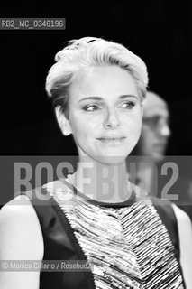 La Principessa Charlene di Monaco assiste alla Monte Carlo Fashion Week che si è svolta allinterno del Museo Oceanografico, nel Principato di Monaco, giugno 2016. Princess Charlene of Monaco  attents at the Monte Carlo Fashion Week in Oceanographic Museum in Monte Carlo, June 2016. ©Monica Cillario/Rosebud2