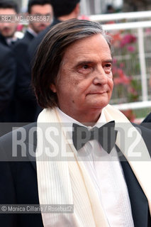 Jean Pierre Leaud  (premiato con la Palma doro onoraria) alla Cerimonia di chiusura della 69esima edizione del Festival del Cinema di cannes, maggio 2016. Awarded actor Jean Pierre Leaud (awarded with the honourary Palme dOr ) attends the Closing Ceremony of the 69th annual Cannes Film Festival at the Palais des Festivals on May 22, 2016 in Cannes ©Monica Cillario/Rosebud2