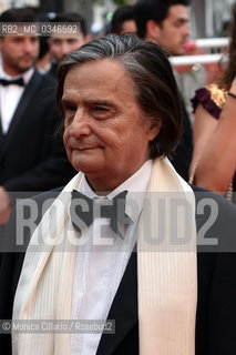 Jean Pierre Leaud  (premiato con la Palma doro onoraria) alla Cerimonia di chiusura della 69esima edizione del Festival del Cinema di cannes, maggio 2016. Awarded actor Jean Pierre Leaud (awarded with the honourary Palme dOr ) attends the Closing Ceremony of the 69th annual Cannes Film Festival at the Palais des Festivals on May 22, 2016 in Cannes ©Monica Cillario/Rosebud2