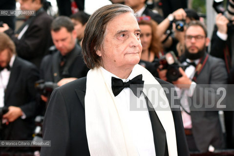 Jean Pierre Leaud  (premiato con la Palma doro onoraria) alla Cerimonia di chiusura della 69esima edizione del Festival del Cinema di cannes, maggio 2016. Awarded actor Jean Pierre Leaud (awarded with the honourary Palme dOr ) attends the Closing Ceremony of the 69th annual Cannes Film Festival at the Palais des Festivals on May 22, 2016 in Cannes ©Monica Cillario/Rosebud2