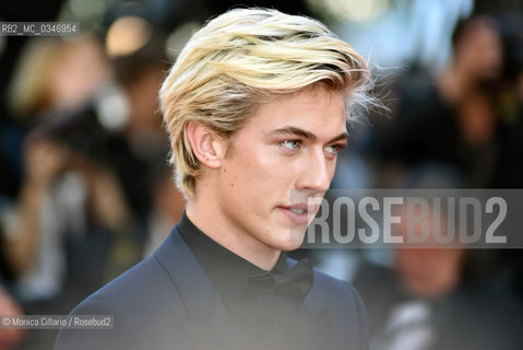 Lucky Blue Smith  al Palais des Festivals per la premiere di Julieta durante la 69esima edizione del Festival del Cinema di Cannes; Cannes, maggio 2016. Lucky Blue Smith  attends the Julieta premiere during the 69th annual Cannes Film Festival at the Palais des Festivals on May 17, 2016 in Cannes, France. ©Monica Cillario/Rosebud2