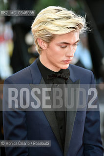 Lucky Blue Smith  al Palais des Festivals per la premiere di Julieta durante la 69esima edizione del Festival del Cinema di Cannes; Cannes, maggio 2016. Lucky Blue Smith  attends the Julieta premiere during the 69th annual Cannes Film Festival at the Palais des Festivals on May 17, 2016 in Cannes, France. ©Monica Cillario/Rosebud2