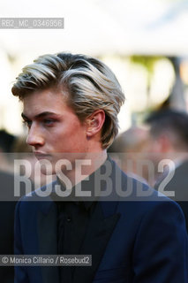 Lucky Blue Smith  al Palais des Festivals per la premiere di Julieta durante la 69esima edizione del Festival del Cinema di Cannes; Cannes, maggio 2016. Lucky Blue Smith  attends the Julieta premiere during the 69th annual Cannes Film Festival at the Palais des Festivals on May 17, 2016 in Cannes, France. ©Monica Cillario/Rosebud2