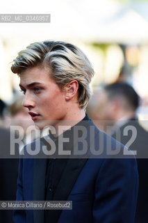 Lucky Blue Smith  al Palais des Festivals per la premiere di Julieta durante la 69esima edizione del Festival del Cinema di Cannes; Cannes, maggio 2016. Lucky Blue Smith  attends the Julieta premiere during the 69th annual Cannes Film Festival at the Palais des Festivals on May 17, 2016 in Cannes, France. ©Monica Cillario/Rosebud2