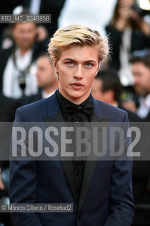 Lucky Blue Smith  al Palais des Festivals per la premiere di Julieta durante la 69esima edizione del Festival del Cinema di Cannes; Cannes, maggio 2016. Lucky Blue Smith  attends the Julieta premiere during the 69th annual Cannes Film Festival at the Palais des Festivals on May 17, 2016 in Cannes, France. ©Monica Cillario/Rosebud2