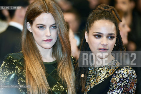 Riley Keough e Sasha Lane  alla premiere di Personal Shopper durante la 69esima edizione del Festival del Cinema di Cannes; Cannes, maggio 2016. 
Riley Keough and Sasha Lane attend the Personal Shopper premiere during the 69th annual Cannes Film Festival at the Palais des Festivals on May 17, 2016 in Cannes, France. ©Monica Cillario/Rosebud2