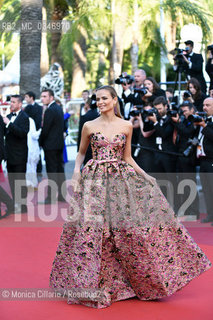 Natasha Poly  sul red carpet della 69esima edizione del festival del Cinema di Cannes per la premiere del film Julieta al Palais des Festivals, maggio 2016. Natasha Poly attends the Julieta premiere during the 69th annual Cannes Film Festival at the Palais des Festivals on May 17, 2016. ©Monica Cillario/Rosebud2