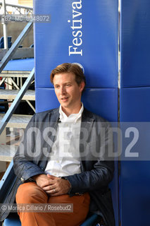 Lamericano Alec Ross, uno dei massimi esperti di tecnologie politiche, al Festival della Letteratura di Mantova; Mantova, 8 settembre 2016.  American technology policy expert Alec Ross attend Mantua Literature Festival, in Mantua, September 8, 2016. ©Monica Cillario/Rosebud2