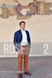 Lamericano Alec Ross, uno dei massimi esperti di tecnologie politiche, al Festival della Letteratura di Mantova; Mantova, 8 settembre 2016.  American technology policy expert Alec Ross attend Mantua Literature Festival, in Mantua, September 8, 2016. ©Monica Cillario/Rosebud2