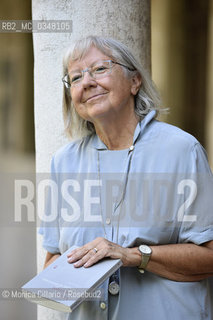 La poetessa italiana Vivian Lamarque al Festival della Letteratura di mantova; Mantova, 9 settembre 2016. Italian poet Vivian Lamarque attend Mantua Literature Festival, in Mantua, September 9, 2016 ©Monica Cillario/Rosebud2