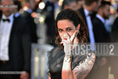 Asia Argento  alla prima de Il fantasma di Ismaele film di apertura del 70° Festival del Cinema di Cannes; Cannes, 17 maggio 2017. Asia Argento attends the Ismaels Ghosts (Les Fantomes dIsmael) screening and Opening Gala during the 70th annual Cannes Film Festival at Palais des Festivals on May 17, 2017 in Cannes, France ©Monica Cillario/Rosebud2