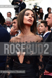 Emily Ratajkowski alla prima del film Loveless (Nelyubov) durante il 70° Festival del Cinema di Cannes; Cannes, 18 maggio 2017. Emily Ratajkowski attends the Loveless (Nelyubov) screening during the 70th annual Cannes Film Festival at Palais des Festivals on May 18, 2017 in Cannes, France ©Monica Cillario/Rosebud2