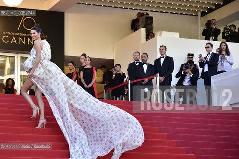 La modella americana Kendall Jenner alla premier 120 battiti al minuto, durante il 70° Festival del Cinema di Cannes; Cannes, 20 maggio 2017. Model Kendall Jenner attends the 120 Beats Per Minute (120 Battements Par Minute) screening during the 70th annual Cannes Film Festival at Palais des Festivals on May 20, 2017 in Cannes, France. ©Monica Cillario/Rosebud2