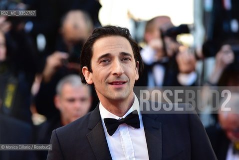 Lattore americano Adrian Brody alla prima de Il fantasma dIsmaele, film di apertura del 70° Festival del Cinema di Cannes; Cannes, 17 maggio 2017. Adrian Brody attends the Ismaels Ghosts (Les Fantomes dIsmael) screening and Opening Gala during the 70th annual Cannes Film Festival at Palais des Festivals on May 17, 2017 in Cannes ©Monica Cillario/Rosebud2