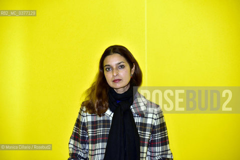 Jhumpa Lahiri, scrittrice statunitense di origine indiana, vincitrice del premio Pulitzer per la narrativa, fotografata a Roma negli spazi della Nuvola: Il suo nuovo romanzo si intitola Dove i trovo, Guanda editore. Roma, 7 dicembre 2018. Jhumpa Lahiri, American writer of Indian origin, winner of the Pulitzer Prize for narrative, photographed in Rome in the spaces of La Nuvola. Rome, December 7th, 2018.