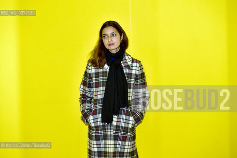 Jhumpa Lahiri, scrittrice statunitense di origine indiana, vincitrice del premio Pulitzer per la narrativa, fotografata a Roma negli spazi della Nuvola: Il suo nuovo romanzo si intitola Dove i trovo, Guanda editore. Roma, 7 dicembre 2018. Jhumpa Lahiri, American writer of Indian origin, winner of the Pulitzer Prize for narrative, photographed in Rome in the spaces of La Nuvola. Rome, December 7th, 2018.